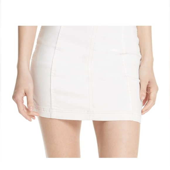 Free People White Mini Skirt - Picture 3 of 8